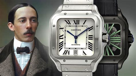 cartier santos first wristwatch|cartier santos watch history.